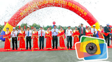 Lễ khánh thành QL.1A đường tránh Đức Phổ