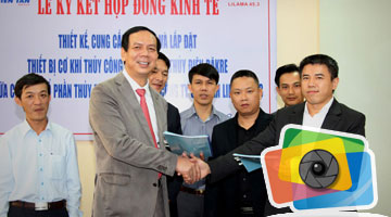 Lễ ký kết hợp đồng kinh tế giữa Thiên Tân Group và Lilama 45.3
