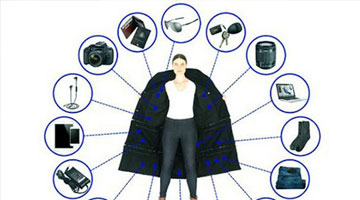 Chiếc áo khoác đặc biệt có thể chứa 15kg hành lý
