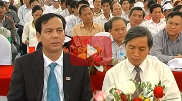 Lễ khởi công đường tránh Đức Phổ trên PTQ (TV)
