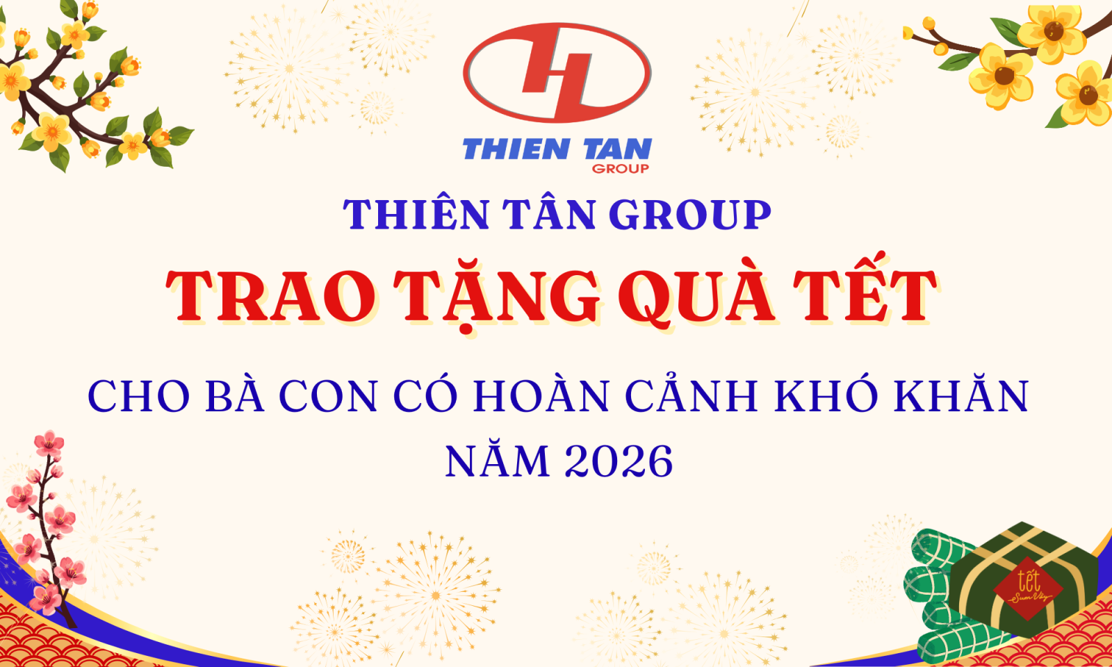 Hành trình sẻ chia yêu thương – Thiên Tân Group trao tặng quà Tết 2026 cho bà con khó khăn